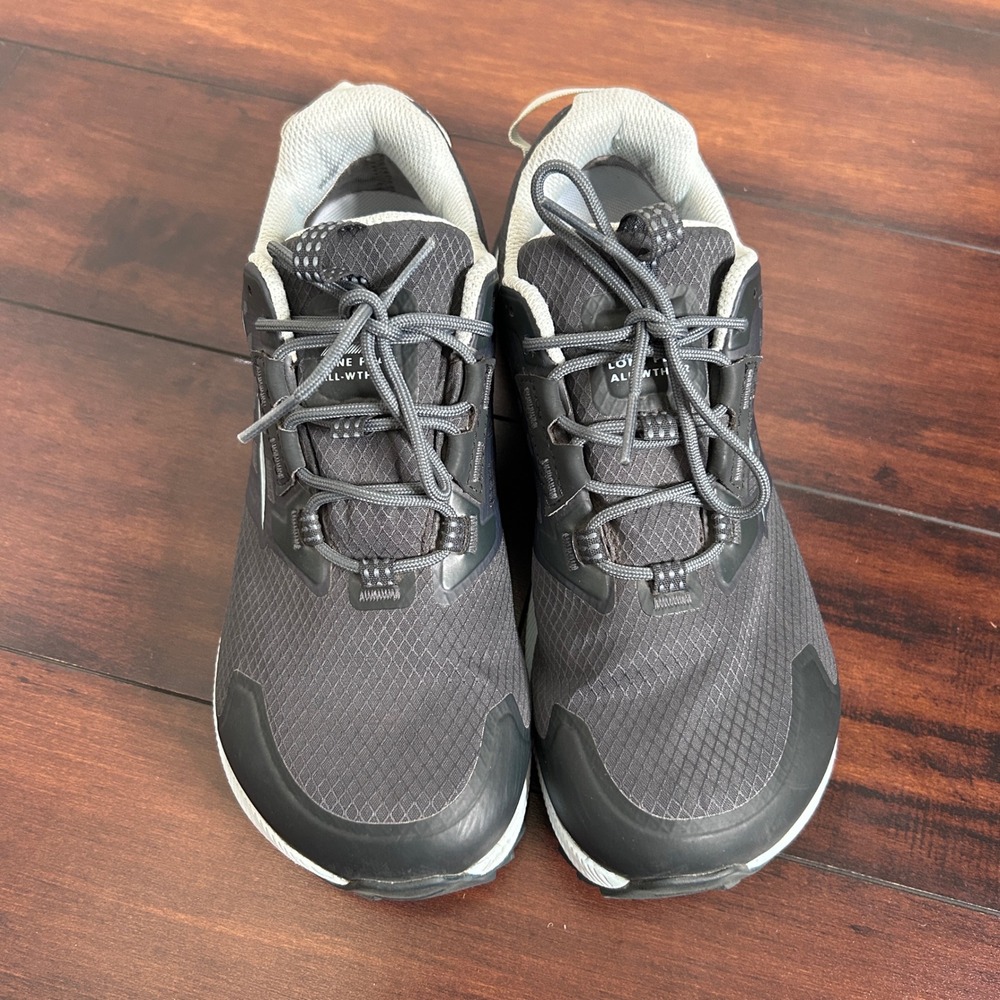 Altra Lone Peak All-Wthr Low 2 Women 8 Black Gray Trail Running Shoes Outdoors